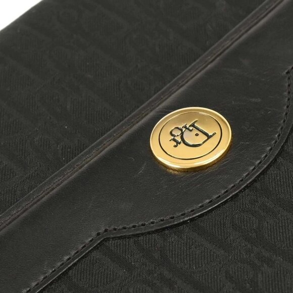 Christian Dior Black Canvas Trotter Shoulder Bag AQ00205 - Picture 5 of 10